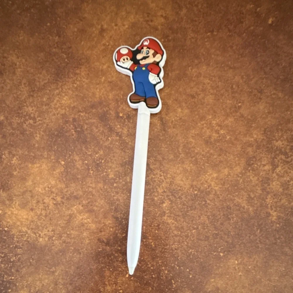 Nintendo Super Mario Mario Stylus Pen Plastic Licensed Collectible 2016